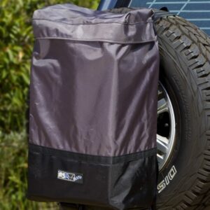 Rear Wheel Rubbish Bin