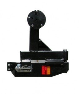 OUTBACK ACCESSORIES' SINGLE WHEEL CARRIER TO SUIT TOYOTA LAND CRUISER 100 IFS (RHS)