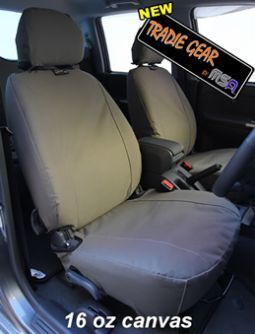MSA TRADIE SEAT COVERS - FR BUCKET (DRIVER ONLY) TO SUIT TOYOTA LAND CRUISER 100 SERIES GXL/ RV 01/98-12/07