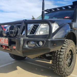 MCC 'FALCON A-FRAME' BULL BAR TO SUIT NISSAN NAVARA D40 2011-2014 (AFRICA, SPAIN STX) & PATHFINDER R51 11-13 (SMOOTH)