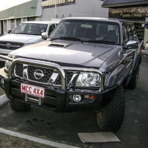 MCC 'FALCON STAINLESS SINGLE LOOP' BULL BAR TO SUIT NISSAN PATROL GU Y61 10/2004-2017