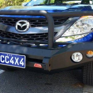 MCC ROCKER 3 LOOP SANDBLACK WELDED BULL BAR TO SUIT MAZDA BT-50 10/2011-05/2020