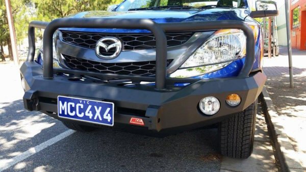 MCC ROCKER 3 LOOP SANDBLACK WELDED BULL BAR TO SUIT MAZDA BT-50 10/2011-05/2020