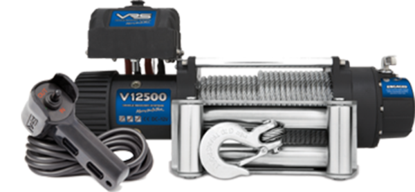 V12500 VRS WINCH WITH STEEL CABLE - AUSTRALIAN DESIGN - 12500 LB (5670KGS) SINGLE LINE