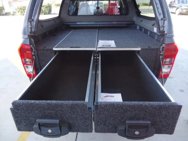 4WD INTERIORS 1250 SERIES ROLLER DRAWERS - NISSAN NAVARA NP300 03/2015 - ON