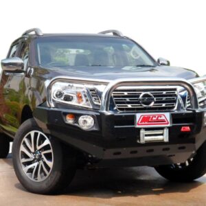 MCC 'FALCON 3 LOOP STAINLESS' BULLBAR WITH FOG LIGHTS AND PLATES