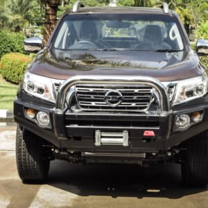 MCC FALCON STAINLESS SINGLE LOOP W/ FOG & PLATES TO SUIT NISSAN NAVARA NP300 06/2015-ON