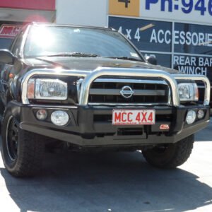 MCC FALCON STAINLESS TRIPLE LOOP NO FOGS NO PLATES TO SUIT NISSAN PATHFINDER R50 SERIES 2 99-05