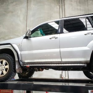 MCC BLACK SIDE STEP TO SUIT TOYOTA LANDCRUISER PRADO 120 SERIES 2003-2009