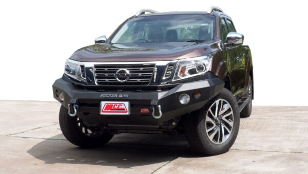 MCC 'ROCKER NO LOOP BULL BAR W/ FOG & PLATES TO SUIT NISSAN NAVARA NP300 06/2015-ON