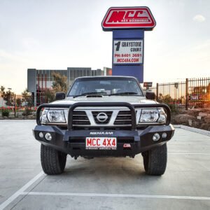 MCC ROCKER SANDBLACK TRIPLE LOOP W/ FOGS TO SUIT NISSAN PATROL GU Y61 12/1997-09/2004