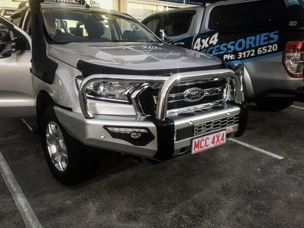 MCC PHOENIX BULL BAR 3 LOOP STAINLESS - FORD RANGER MKII, EVEREST 2015-2018 (WITH TECH PACK) FORD RANGER MKIII 2019 ON (NO TECH PACK)
