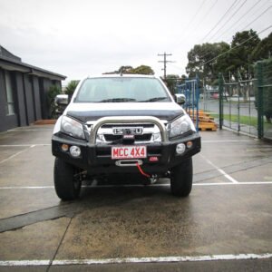 MCC ROCKER FRONT STAINLESS SINGLE LOOP W/ FOG & PLATES TO SUIT ISUZU D-MAX 12-16