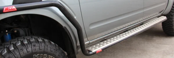 MCC SIDE STEPS & RAIL BLACK TO SUIT FORD RANGER PJ, PK & MAZDA BT50 2007 - 2011