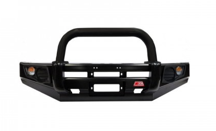 MCC BLACK SINGLE LOOP FALCON BAR WITH PLATES TO SUIT MITSUBSHI TRITON MQ 2/2015-2020