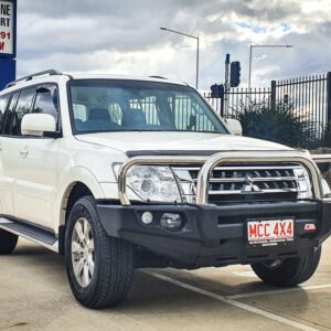 MCC FALCON STAINLESS TRIPLE LOOP BULL BAR W/UBP & FOGS TO SUIT MITSUBISHI PAJERO (NS,NW,NX,NT) 2006 - PRESENT