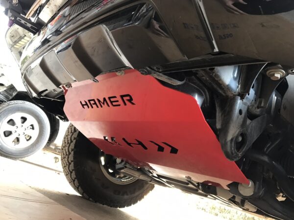 HAMER BASH PLATE (RED) - FORD RANGER PX,2 & 3 (2012-2022) / MAZDA BT50 (2012-2020)