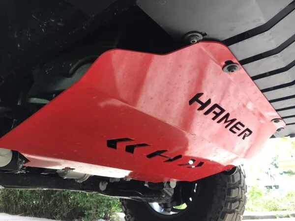 HAMER BASH PLATE (RED) TO SUIT TOYOTA HILUX (2015 -2020)