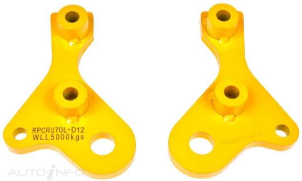 ROADSAFE HEAVY DUTY TOW POINTS (PAIR) TO SUIT TOYOTA LANDCRUISER (76/78/79 SERIES)