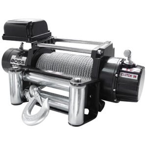 MEAN MOTHER BOSS SERIES WINCH W/WIRE ROPE (9500LB)