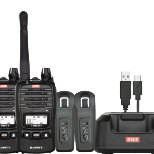 GME 2 WATT UHF CB HANDHELD RADIO (TWIN PACK) (TX667TP)