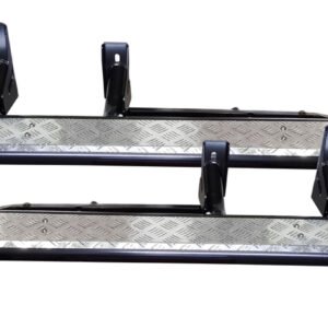 MCC HEAVY DUTY STEEL SIDE STEP BLACK TO SUIT MITSUBSHI TRITON MK 1997-2006