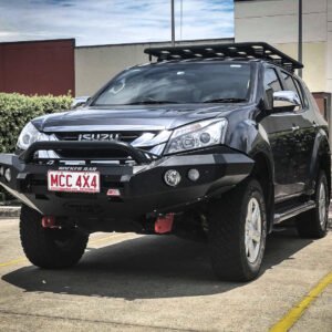 MCC ROCKER FRONT LOW LOOP BAR W/ FOG & PLATES TO sUIT ISUZU D-MAX 12-16