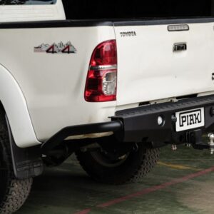 PIAK PREMIUM REAR STEP TOW BAR (2.5T Tow Rating) WITH SIDE PROTECTION TO SUIT TOYOTA HILUX (2005-2015)