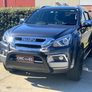 PIAK Premium Matte Black Nudge Bar To Suit Isuzu MU-X (2017-On)