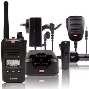 GME 5/1 WATT UHF CB HANDHELD RADIO WITH ACCESSORIES (TX6160)