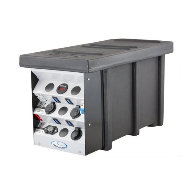 NATIONAL LUNA - 12V AUXILIARY BATTERY BOX – BLACK