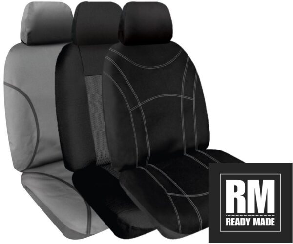 SPERLING REAR ROW SEATCOVERS- NISSAN NAVARA (D40) ST DUAL CAB 11/2011 - 2015
