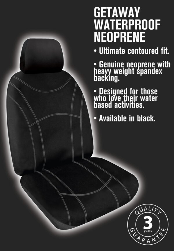 SPERLING FRONT ROW SEAT COVERS TO SUIT TOYOTA LANDCRUISER (200 SERIES) GXL, 8 SEATER 2007 - 2009