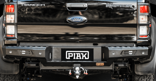 PIAK ELITE REAR STEP TOW BAR W/ SIDE PROTECTION TO SUIT FORD RANGER RAPTOR (2018-ON)