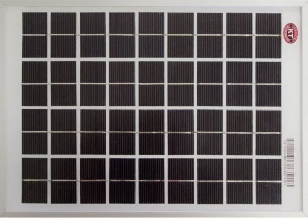 KT SOLAR - 5 Watt, 12V Single Cell Mono-crystalline Solar Panel