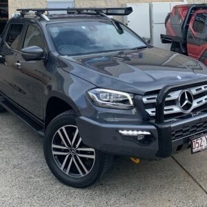 MCC PHOENIX BLACK SINGLE LOOP BULLBAR W/ FOGS & UBP TO SUIT MERCEDES X CLASS 07/17-20