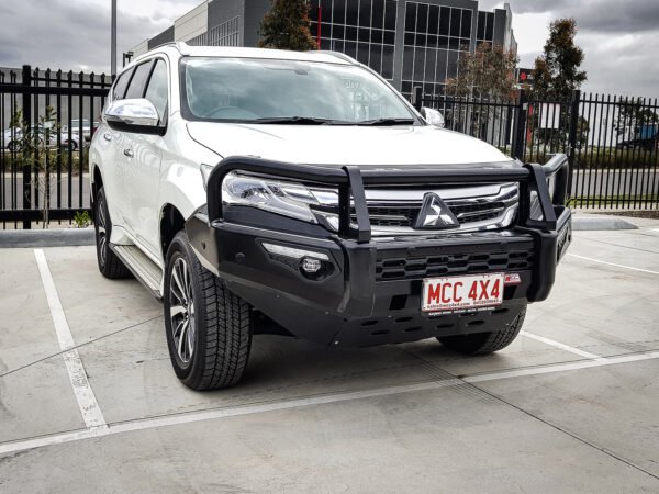 MCC PHEONIX A-FRAME BULLBAR W/FOGS AND PLATES TO SUIT MITSUBISHI PAJERO SPORT 07/2019 ON