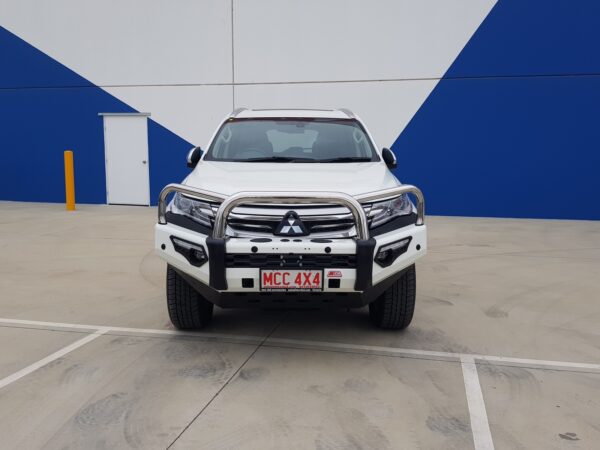 MCC PHEONIX STAINLESS TRIPLE LOOP BULLBAR W/FOGS AND PLATES TO SUIT MITSUBISHI PAJERO SPORT 07/2019 ON