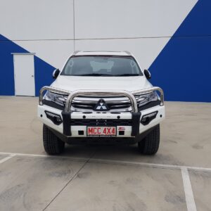 MCC PHEONIX STAINLESS SINGLE LOOP W/FOGS AND PLATES TO SUIT MITSUBISHI PAJERO SPORT 07/2019 ON