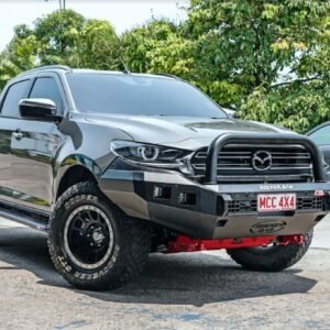 MCC ROCKER SANDBLACK SINGLE LOOP FRONT BAR W/UBP & FOGS TO SUIT MAZDA BT50 2021 ON