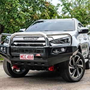 MCC FALCON STAINLESS TRIPLE LOOP BAR W/UBP & FOGS - ISUZU MUX 2021 ON