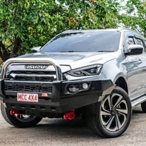 MCC FALCON STAINLESS SINGLE LOOP BAR W/UBP & FOGS - ISUZU MUX 2021 ON
