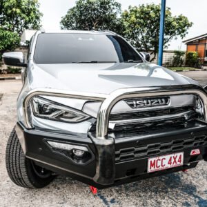 MCC PHEONIX STAINLESS TRIPLE LOOP BAR W/UBP & FOGS - ISUZU MUX 2021 ON