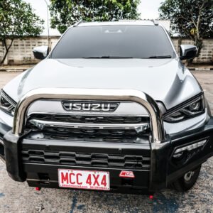 MCC PHOENIX STAINLESS SINGLE LOOP BAR W/UBP & FOGS - ISUZU MUX 2021 ON