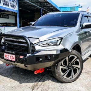 MCC SANDBLACK SINGLE LOOP ROCKER BAR W/UBP & FOGS - ISUZU MUX 2021 ON