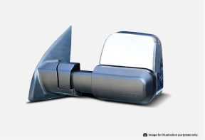 MSA Towing Mirrors (Indicators, BSM, Electric, Chrome) To Suit Pajero Sport (2015-On)