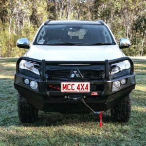 MCC FALCON A-FRAME BULLBAR W/FOGS AND PLATE TO SUIT MITSUBISHI PAJERO SPORT 2020 ON