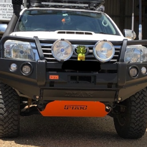 PIAK Underbody Protection Plate (Orange) To Suit Toyota Hilux (2005-2015)