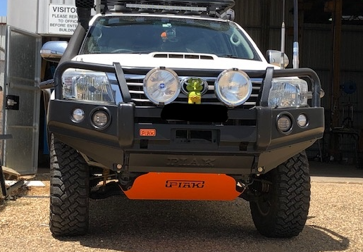 PIAK Underbody Protection Plate (Orange) To Suit Toyota Hilux (2005-2015)