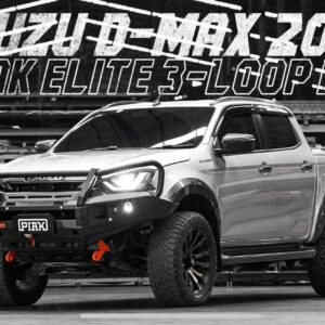 PIAK ELITE POST BAR W/ORANGE TOW POINTS & BLACK UBP TO SUIT ISUZU DMAX (2020-ON)